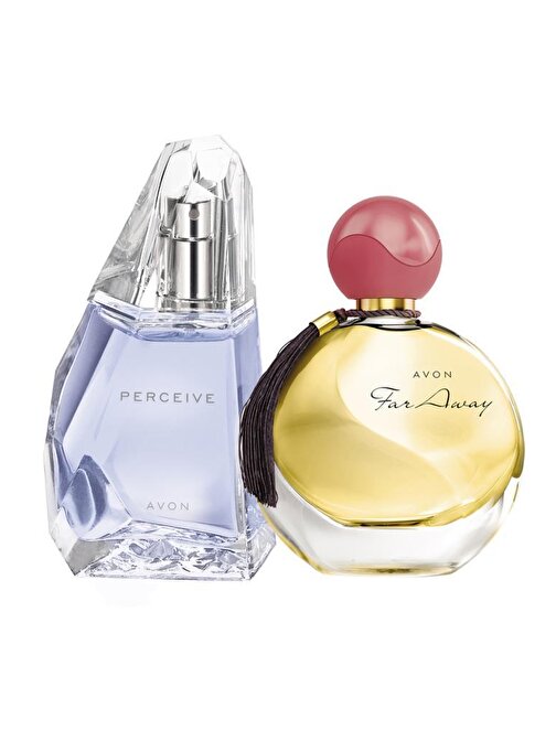 Avon Perceive ve Far Away Kadın 2'li Parfüm Setleri