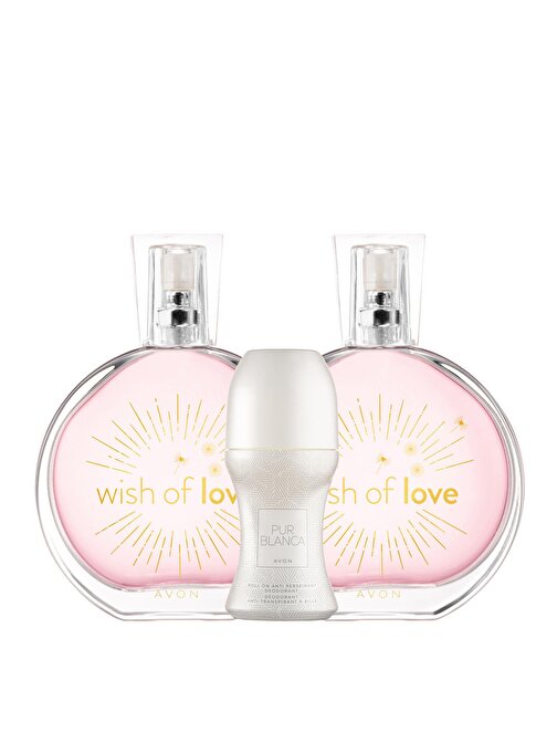 Avon Wish Of Love Kadın Parfüm ve Rollon 2'li Parfüm Setleri