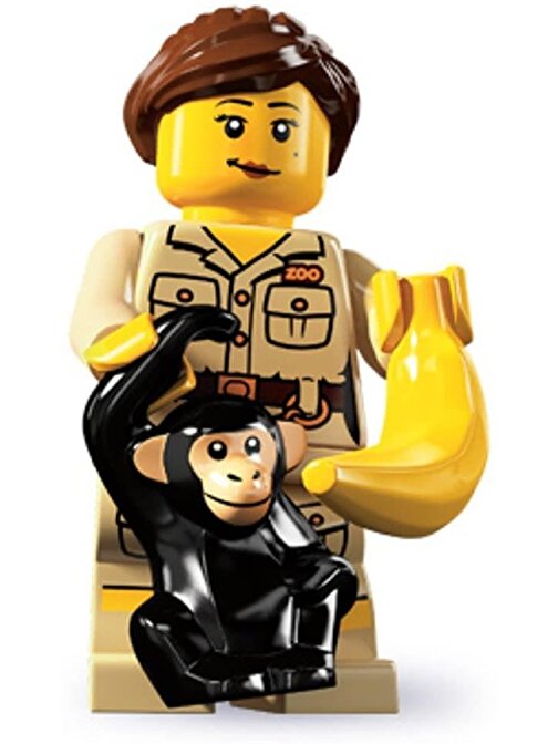 Lego Minifigür - Seri 5 Zookeeper 8805