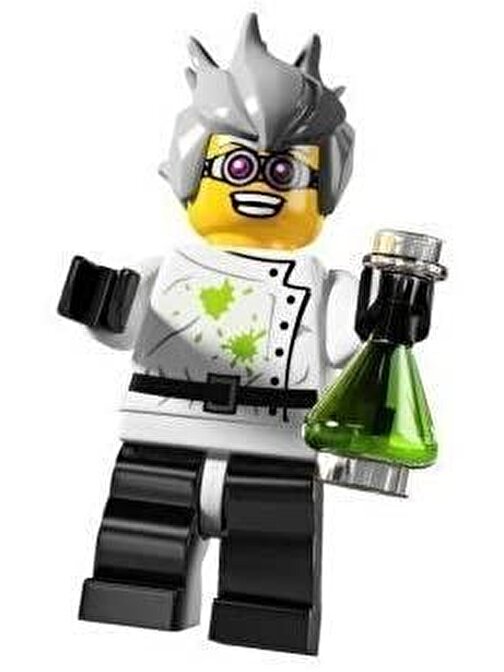 Lego Minifigür - Seri 4 Crazy Scientist 8804