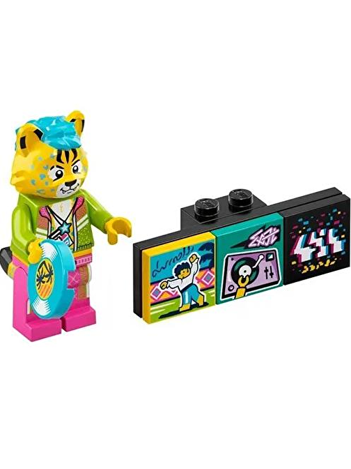 Lego 43101 Vidiyo Bandmates Series 1 - 4 DJ Cheetah Plastik Figür