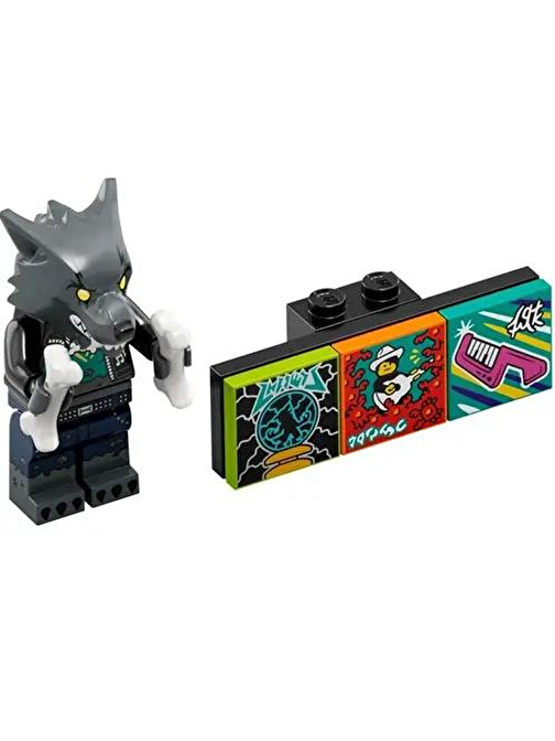 Lego 43101 Vidiyo Bandmates Series 1 - 12 Werewolf Drummer Plastik Figür