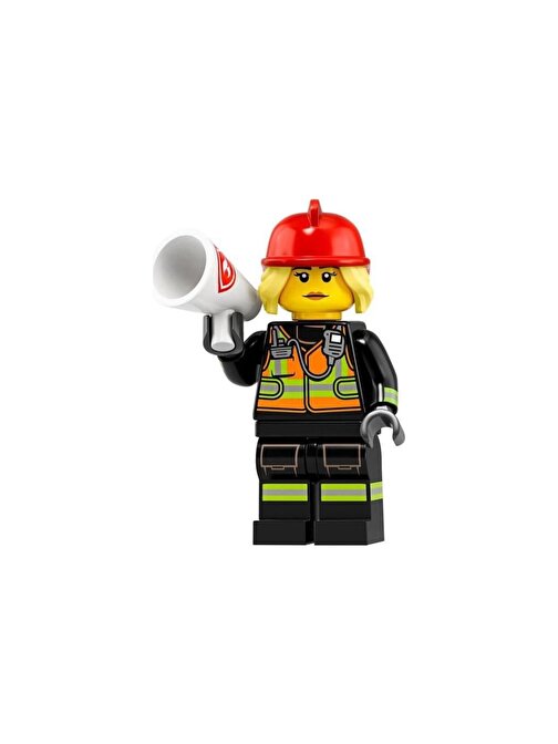 Lego Minifigür - Seri 19 Fire Fighter 71025