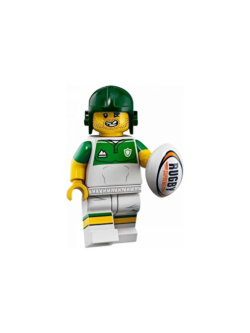 Lego Rugby Player Minifigür Yaratıcı Bloklar 5 Parça Plastik Figür