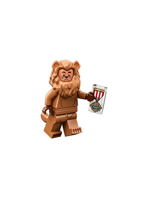 Lego Minifigür Lego Movie 2 - 71023 - Cowardly Lion 5 Parça Plastik Figür