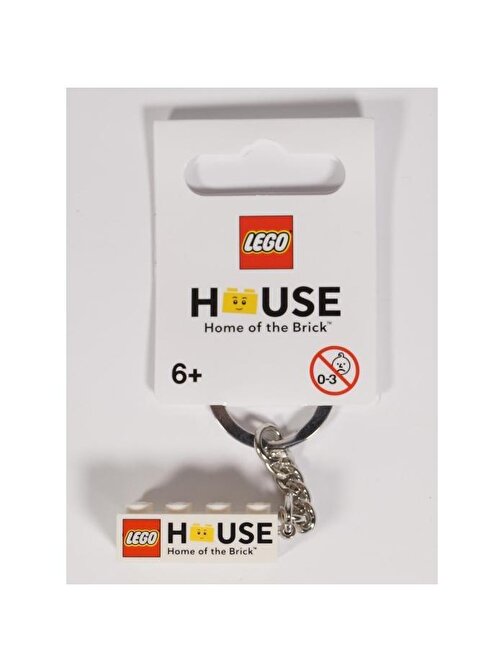 Lego The Lego House 2X4 Brick Keychain 853712