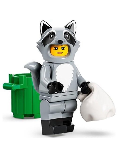 LEGO 71032-10 Mini Figür Seri 22 Raccoon Costume Fan Figür