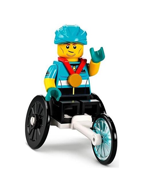 LEGO 71032-12 Mini Figür Seri 22 Wheelchair Racer Figür