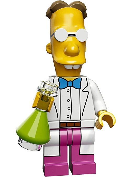 Lego 71009 Simpsons serisi 2 - 9 Professor Frink Yaratıcı Bloklar 5 Parça Plastik Figür