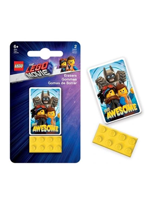 Lego Movie 2 Eraser Set 52296