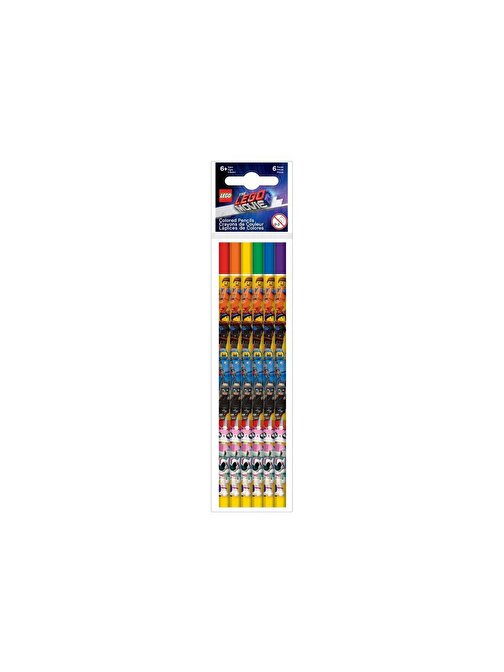 Lego Movie 2 Colored Pencils-6P - 52304