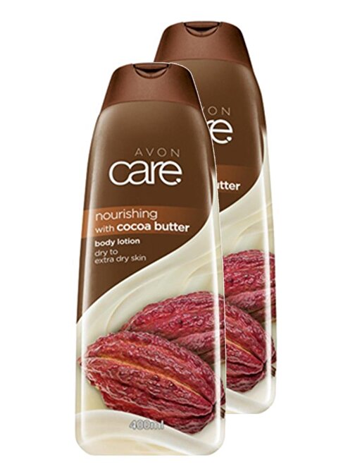 Avon Kakao Yağı E Vitaminli Vücut Losyonu 400 ml İkili Set
