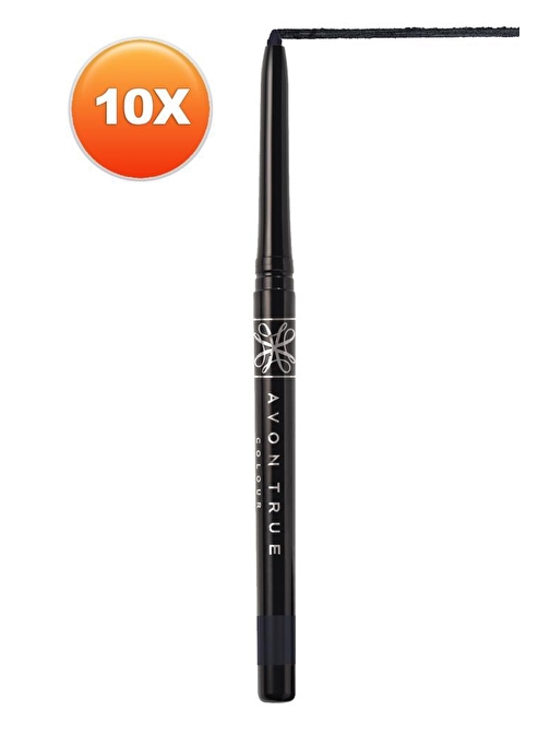 Avon Glimmersticks Açılıp Kapanabilen Grey Asansörlü Akmayan Göz Kalemi 10'lu