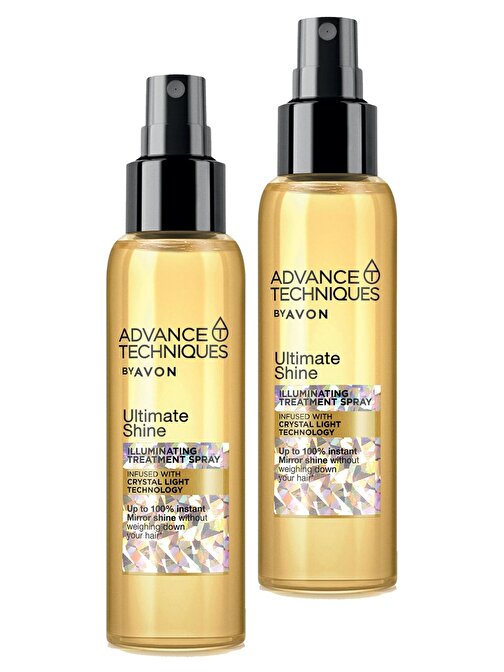 Avon Advance Techniques Parlaklık Veren Saç Bakım Spreyi 100 ml İkili Set