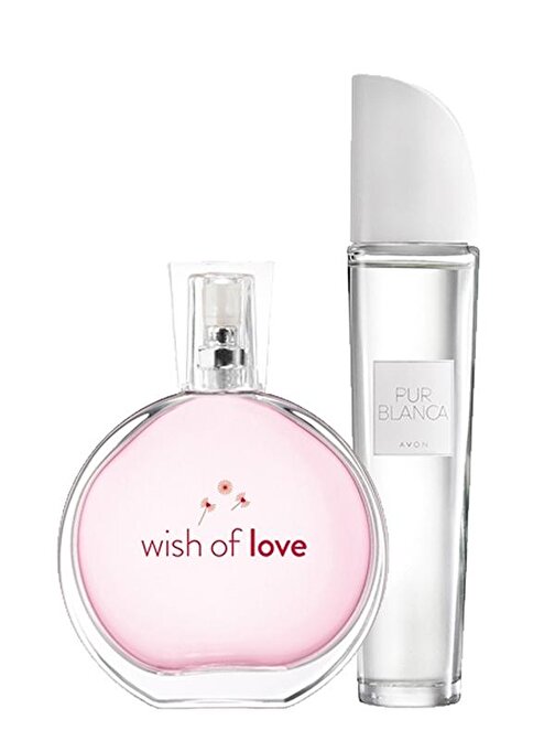 Avon Wish Of Love ve Pur Blanca İkili 2'li Parfüm Setleri