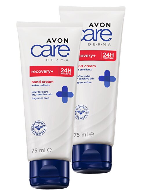 Avon Care Derma Recovery Onarıcı Nemlendirici El Kremi 75 ml 2'li Set