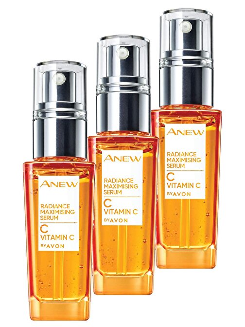 Avon Anew Vitamin C Canlandırıcı Serum 30 ml. Üçlü Set