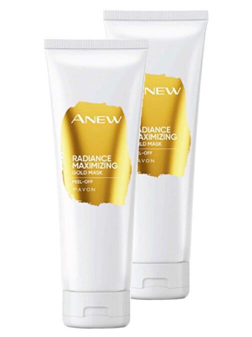 Avon Anew Radiance Maximising Gold Tüm Cilt Tipleri Canlandırıcı Yüz Maskesi 75 ml İkili Set