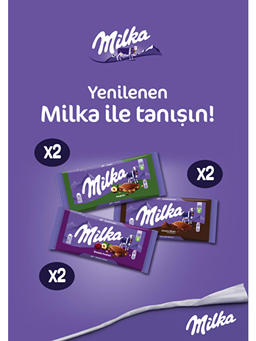 Milka Sevilen Lezzetler Paketi 1 100 gr x 6 Adet