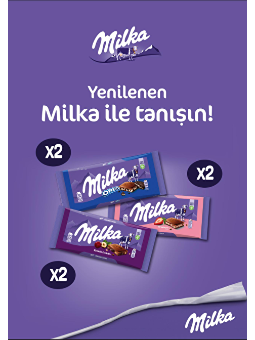 Milka Sevilen Lezzetler Paketi 2 100 gr x 6 Adet