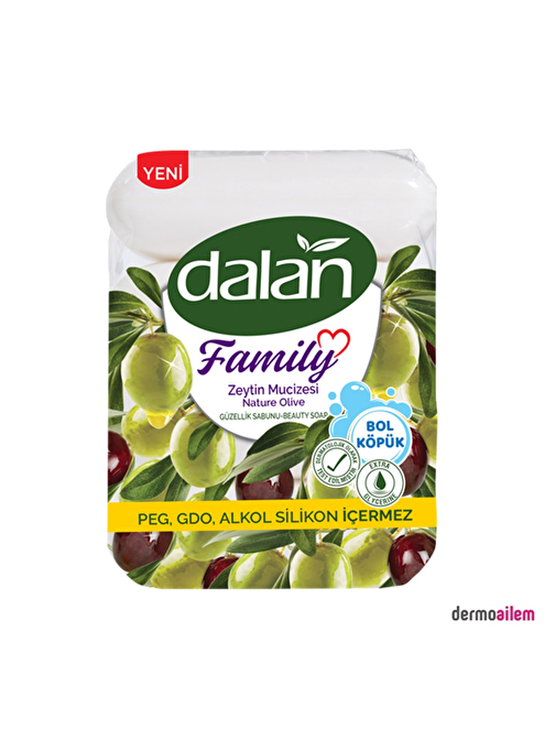 Dalan Family Zeytin Mucizesi Sabun 4 x 75 gr