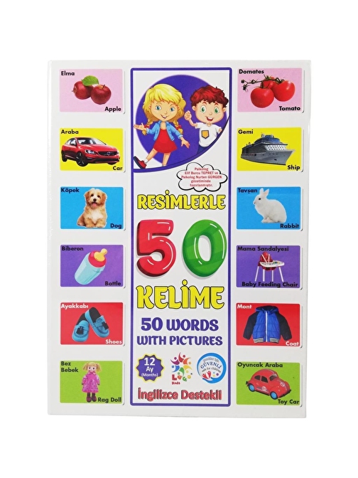 Laço Kids İlk 50 Kelime 2 - 4 Yaş