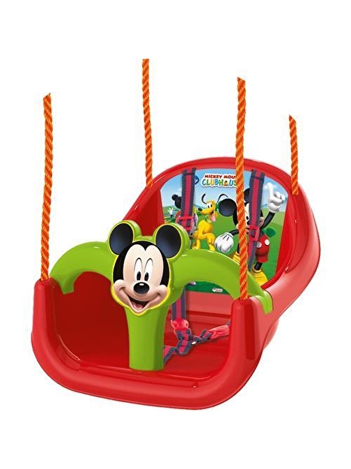 Dede Mıckey Mouse 01986 Park Bahçe İçin Çocuk Plastik Salıncak 4 - 6 Yaş