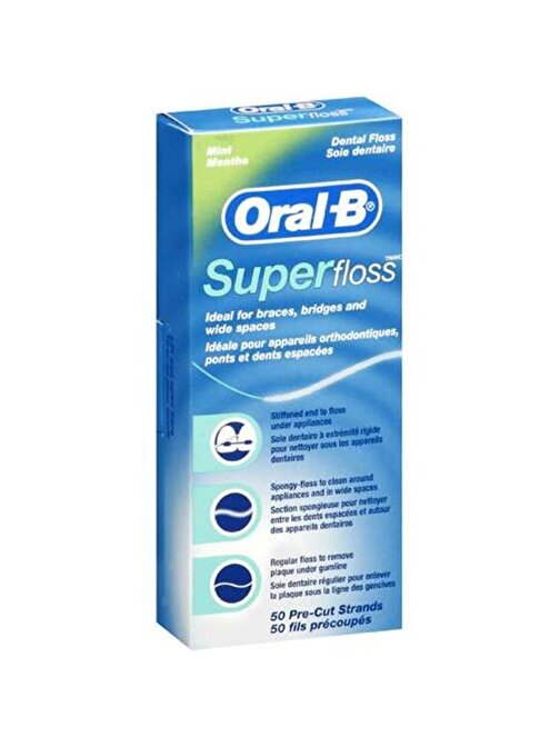Oral-B Superfloss Diş İpi 50 Adet