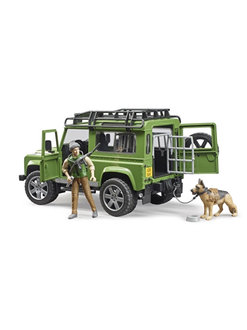 Bruder Land Rover Arazi Aracı -Orman Bekçisi & Köpek