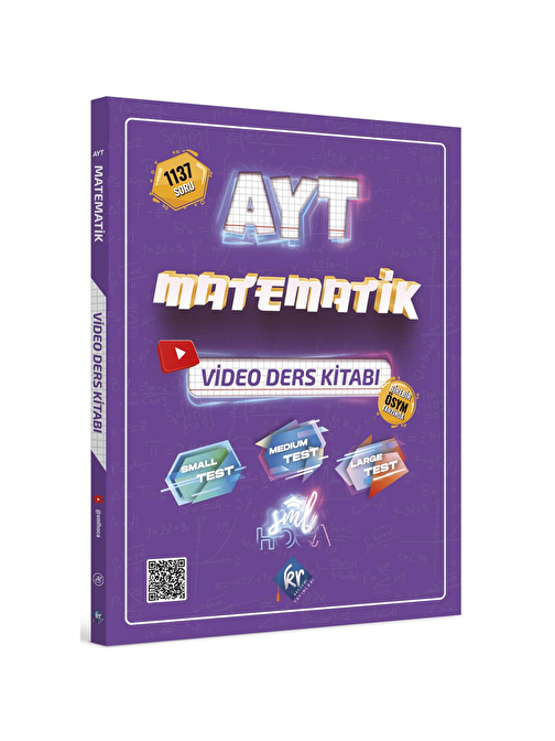 KR Akademi Yayınları SML Hoca AYT Matematik Video Ders Kitabı KR Akademi