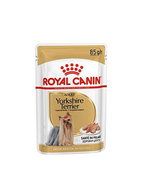 Royal Canin Yorkshire Terrier Adult Yetişkin Köpek Konservesi Pouch 6 Adet 85 Gr