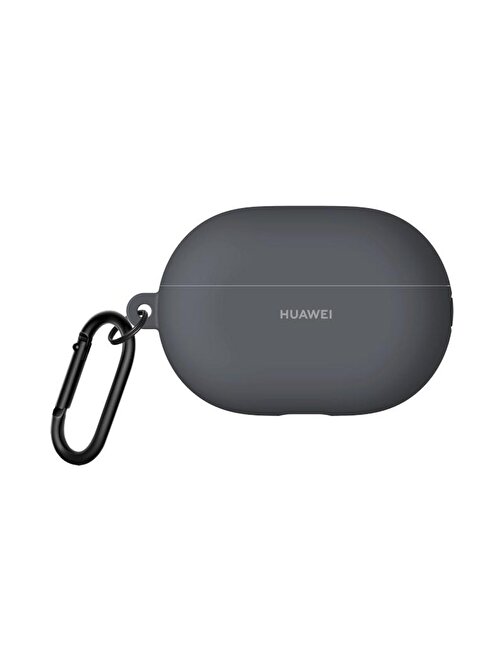 Huawei Freebuds Pro 2 Uyumlu Silikon Bluetooth Kulaklık Kılıfı Gri