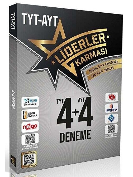 Liderler Karması TYT AYT 4+4 Deneme Seti Liderler Karması