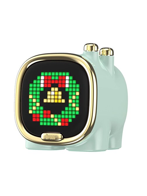 Divoom Zooe Yeşil Uyarlanabilir Piksel Ekranlı Bluetooth Hoparlör-LED Dekor