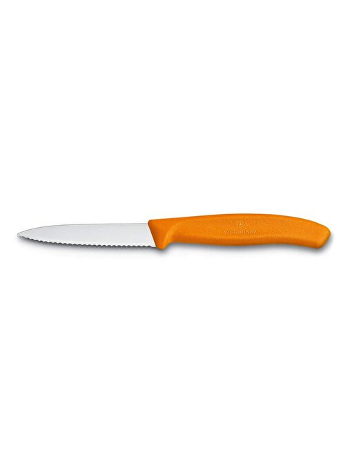 Victorinox Swissclassic 8Cm Soyma Bıçağı Turuncu 6.7636.L119