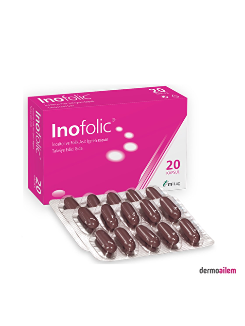 ITF ilaç İnofolic 20 Kapsül