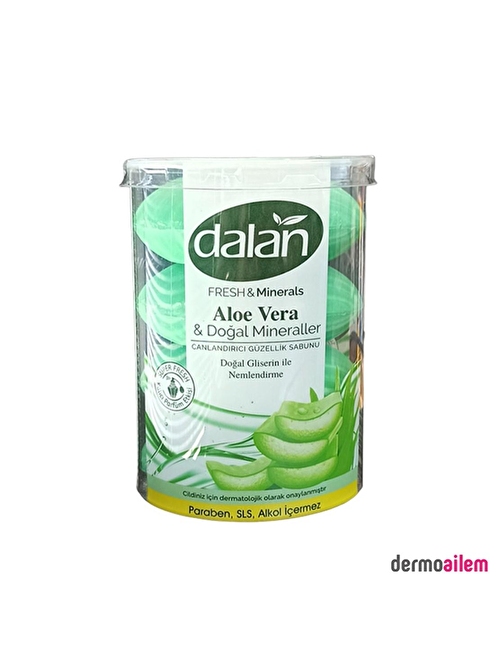 Dalan Fresh Minerals Aloe Vera Bardak Sabun 4 x 110 gr