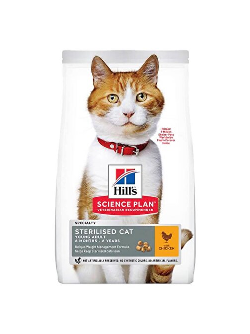 Hills Sterilised Ördekli Yetişkin Kısır Kedi Maması 3 Kg