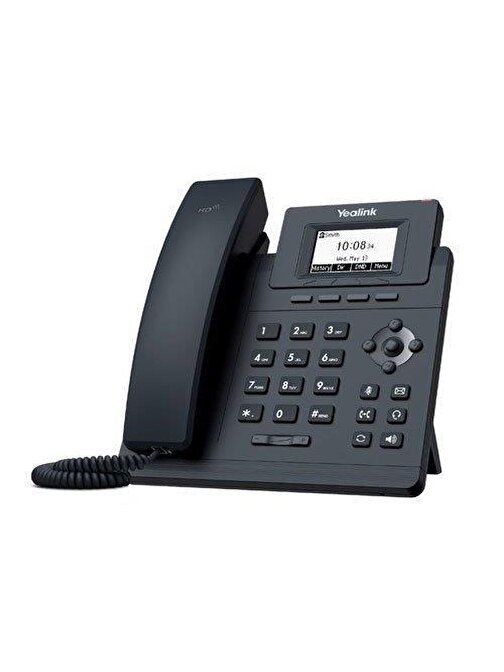 Yealink T31G PoE Destekli IP Masaüstü Telefon Siyah