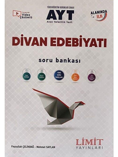 Limit Yayınları AYT Divan Edebiyatı Soru Bankası Limit Yayınları