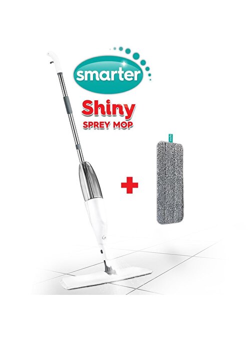 Smarter Shıny Sprey Mop + Yedek Set Beyaz