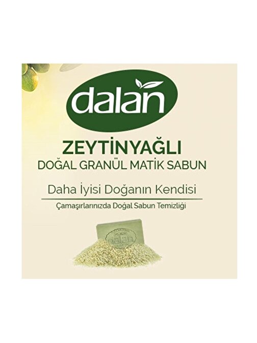 Dalan Zeytin Mucizesi Yenidoğan Bebek Zeytinyağlı Doğal Granül Matik Sabun 1 kg