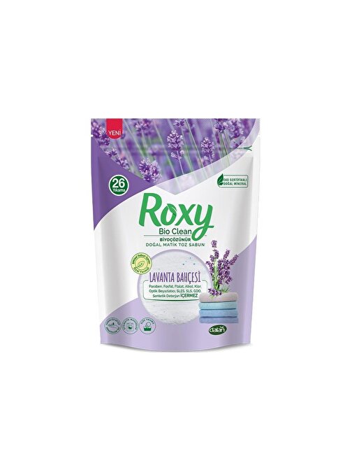 Dalan Roxy Bio Clean Lavanta Bahçesi Doğal Yenidoğan Bebek Toz Sabun 0.8 kg