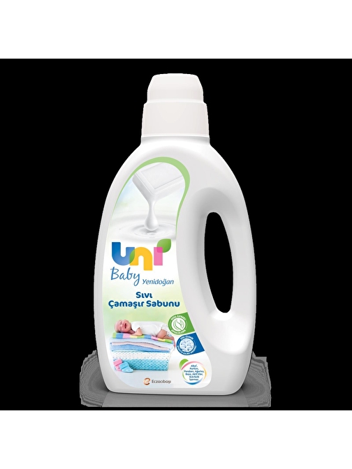 Uni Baby Parabensiz Doğal Sıvı Yenidoğan Bebek Çamaşır Sabunu 1.5 lt