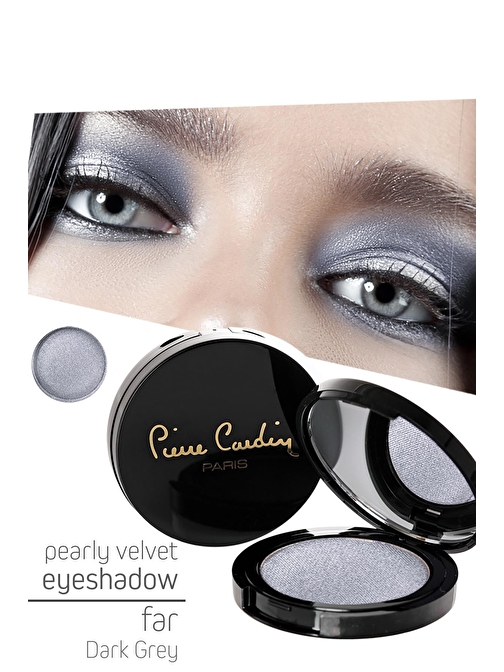 Pierre Cardin Pearly Velvet Eyeshadow Dark grey Glitter Göz Farı