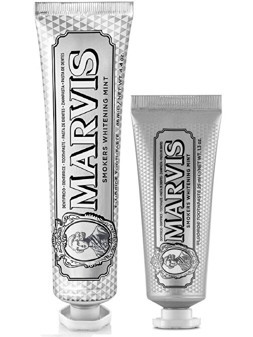 Marvis Smokers Whitening Mint Diş Macunu 2'li 85 ml + 25 ml