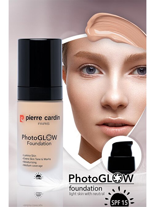 Pierre Cardin Photoglow Aydınlık Veren Fondöten Light Skin With Neutral