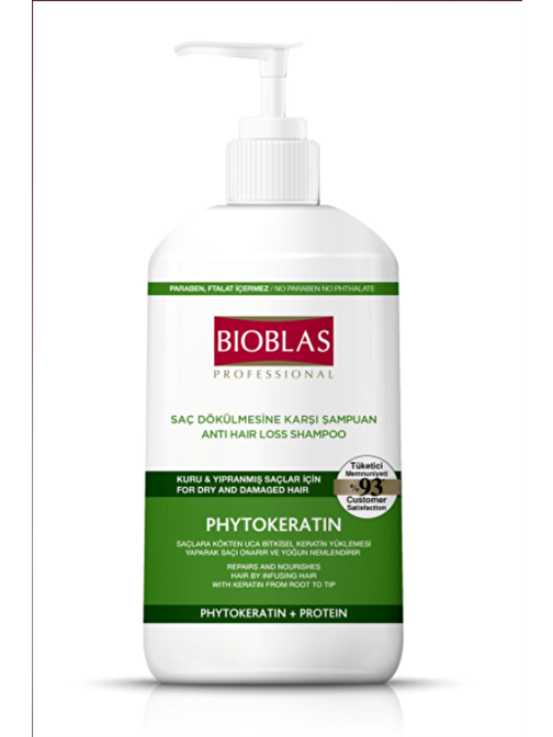 Bioblas Pytokeratin Kuru-Yıpranmış Saçlar Için Şampuan 1000 ml