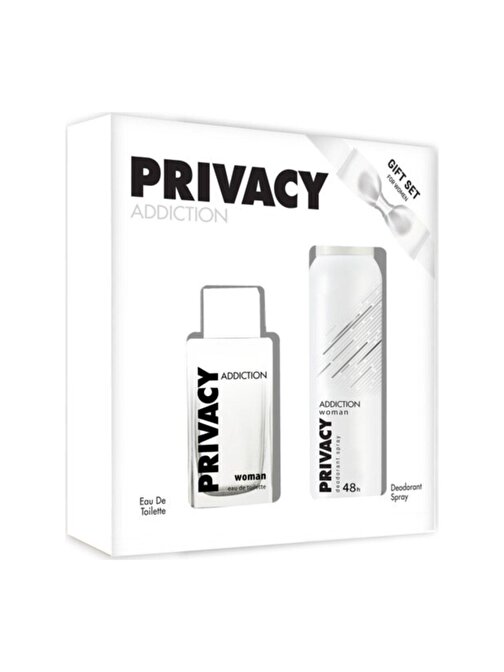Privacy Karton Kofre Addiction Kadın Sprey Deodorant + Edt 50 Ml