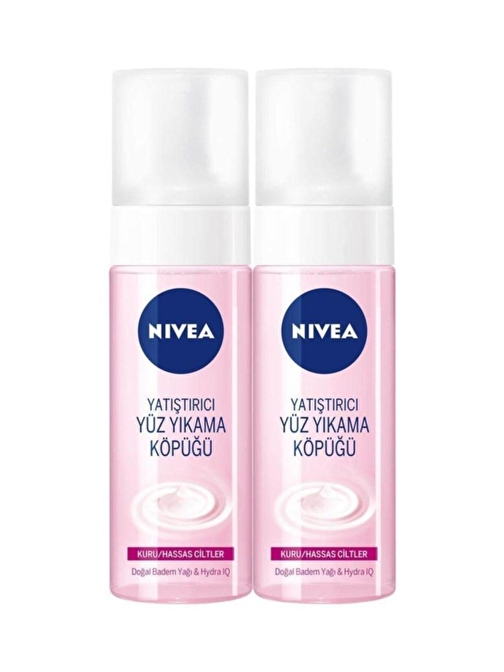 Nivea Yatıştırıcı Yüz Yıkama Köpüğü Kuru - Hassas 150 ml x 2 Adet